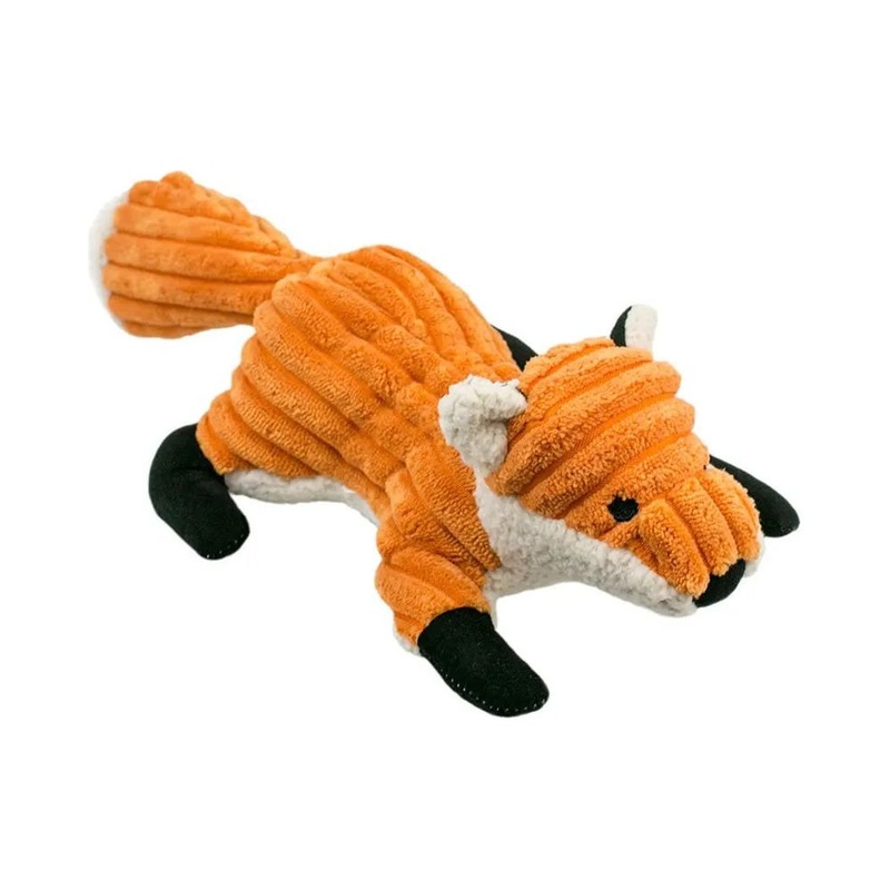 Tall Tails Fox With Squeaker Dog Toys 12