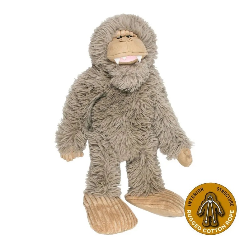 Tall Tails Stuffless Big Foot Dog Toy with Squeaker 20