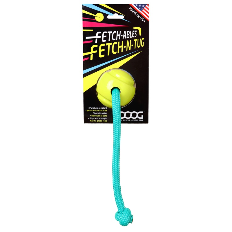 Doog Fetch N Tug|Pink|Blue|Yellow