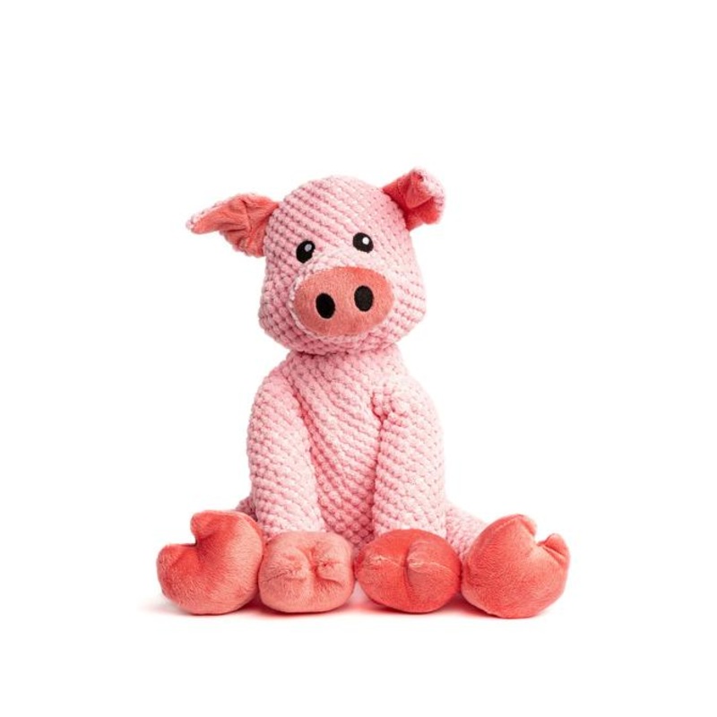 FabDog Dog Toy Floppy Pig|Small|Large