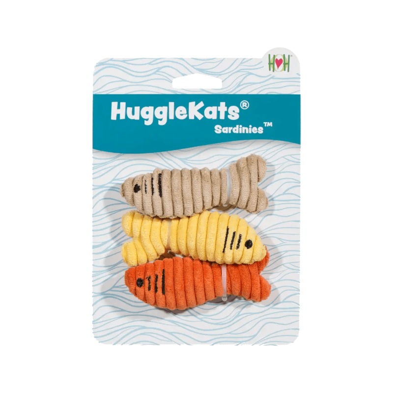 HuggleKats Multi-Textured Realistic Prey Toys for Cats