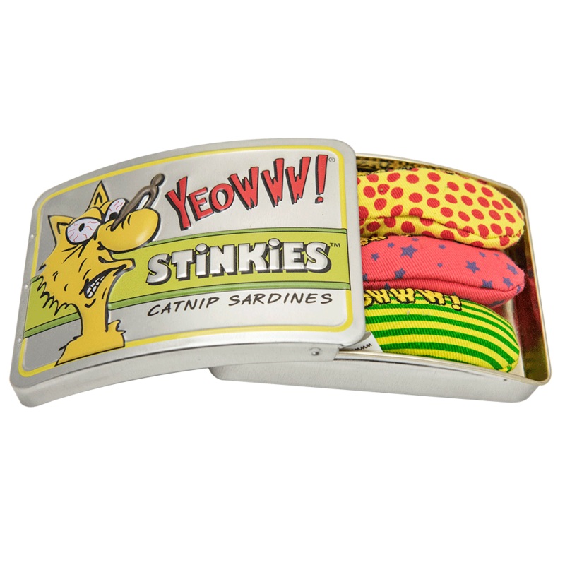Yeowww Catnip Sardine Stinkies Toy 3pk