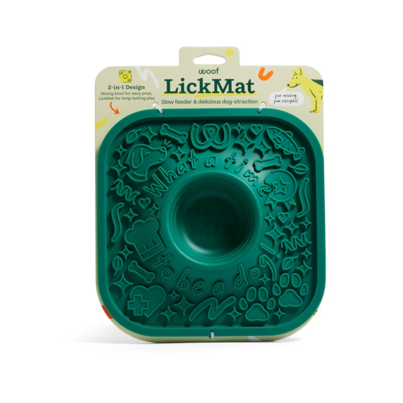Woof LickMat Green