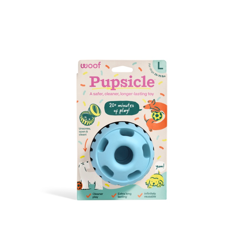 Woof Pupsicle Birthday Blue|XLarge|Small|Large