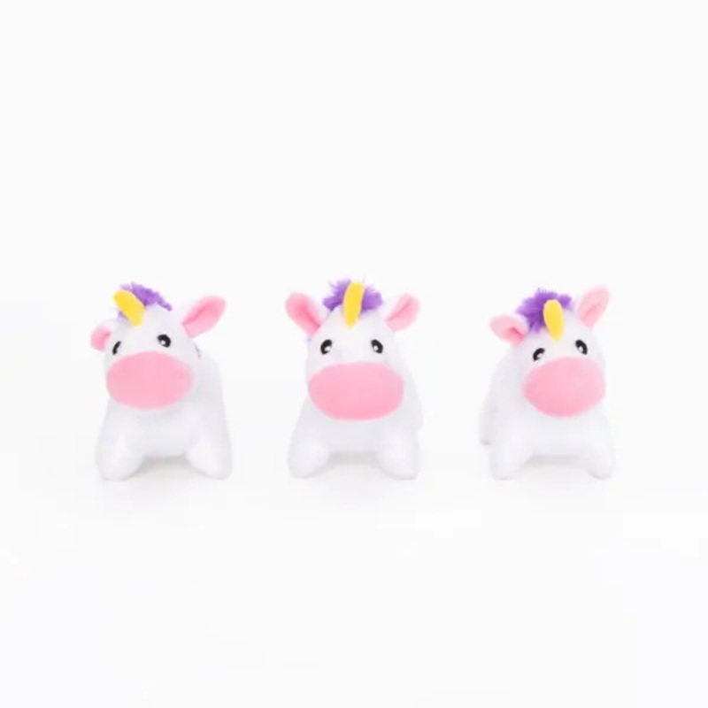 Zippy Paws Miniz Unicorns 3 Pack