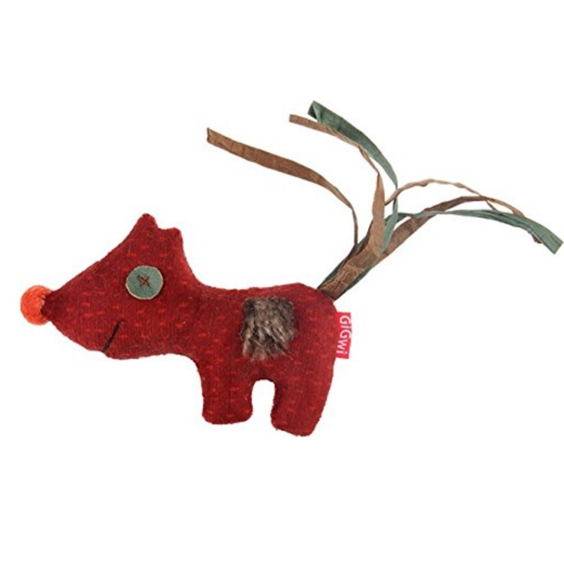 GiGwi Cat Toys – Catch & Scratch – Fox w/catnip