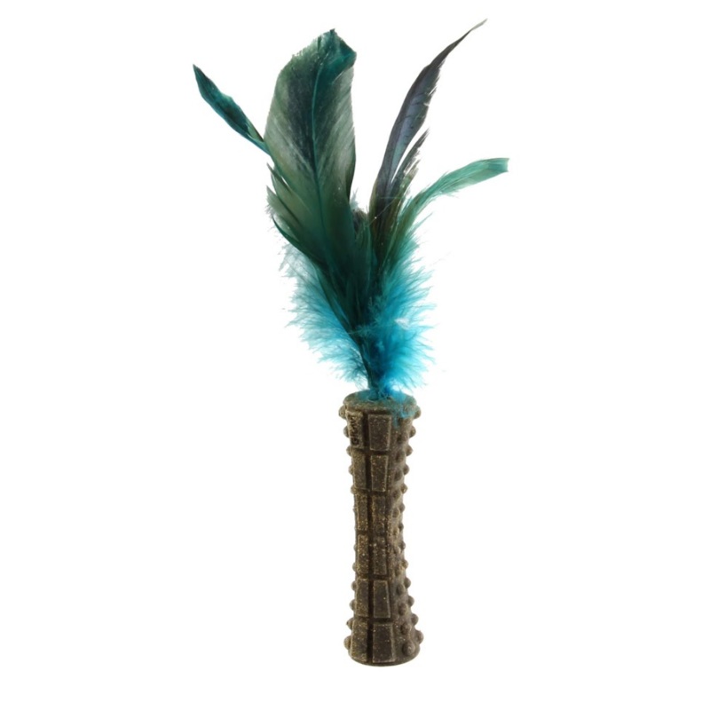 GiGwi Cat Toys – Catnip ‘Johnny Stick’ w/natural feather
