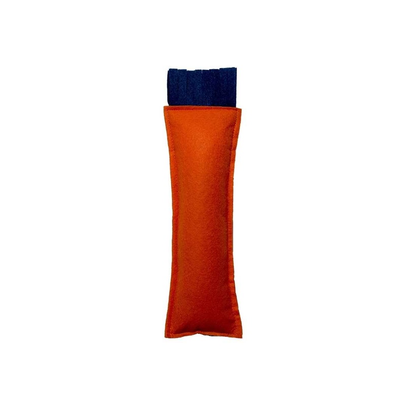Hriku Cat Toys – Bunny Kicker Toy with Catnip (Orange)