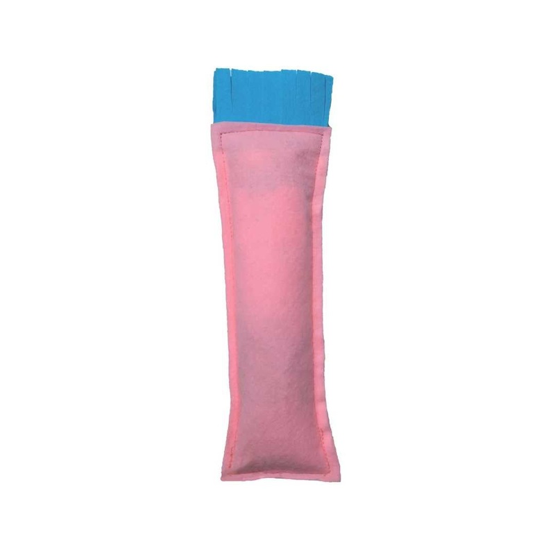 Hriku Cat Toys – Bunny Kicker Toy with Catnip (Pink)