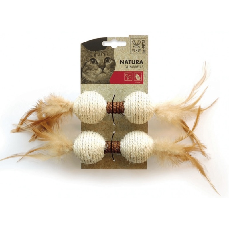 M-Pets Cat Toys – Natura Dumbell