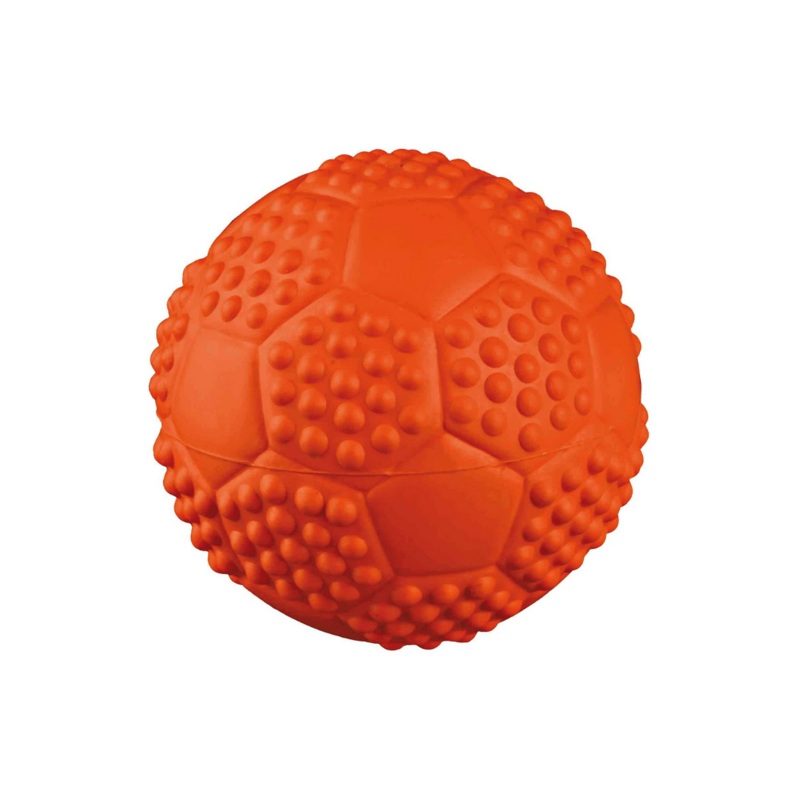 Trixie Dog Toy – Natural Rubber Toy Sports Ball with Sound