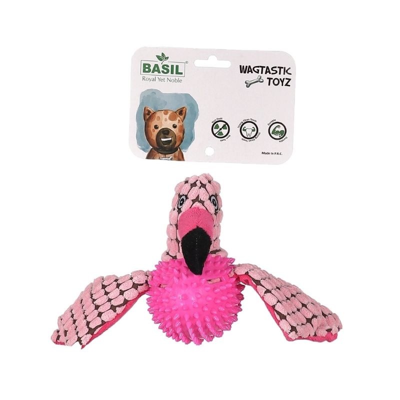 Basil Dog Toys – Bird|Pink