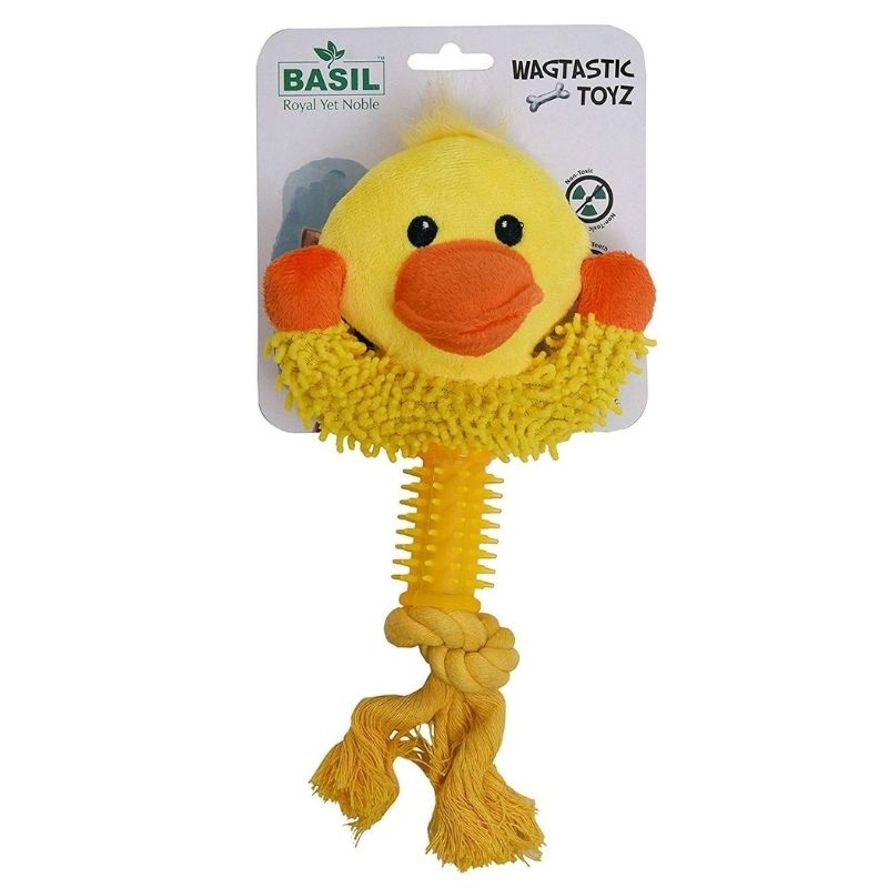 Basil Dog Toys – Squeaky Duck Face