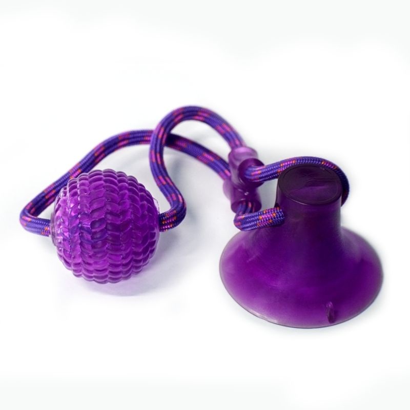 Basil Dog Toys – Vacuum Cup with Rope and Ball (Suitable For Smaller Breeds)