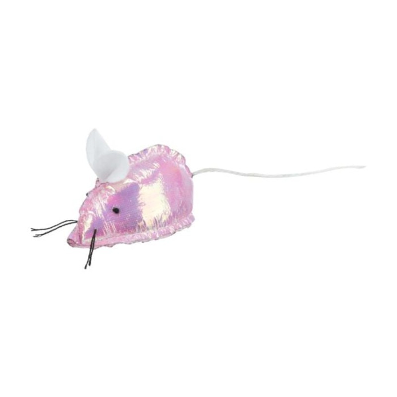 Trixie Cat Toy – Glitter Mouse (Pack of 1)(Assorted)