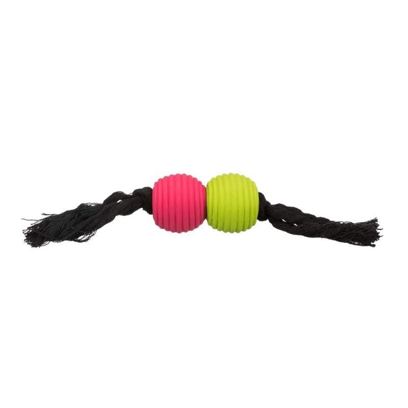 Trixie Dog Toys – Playing Rope with Balls