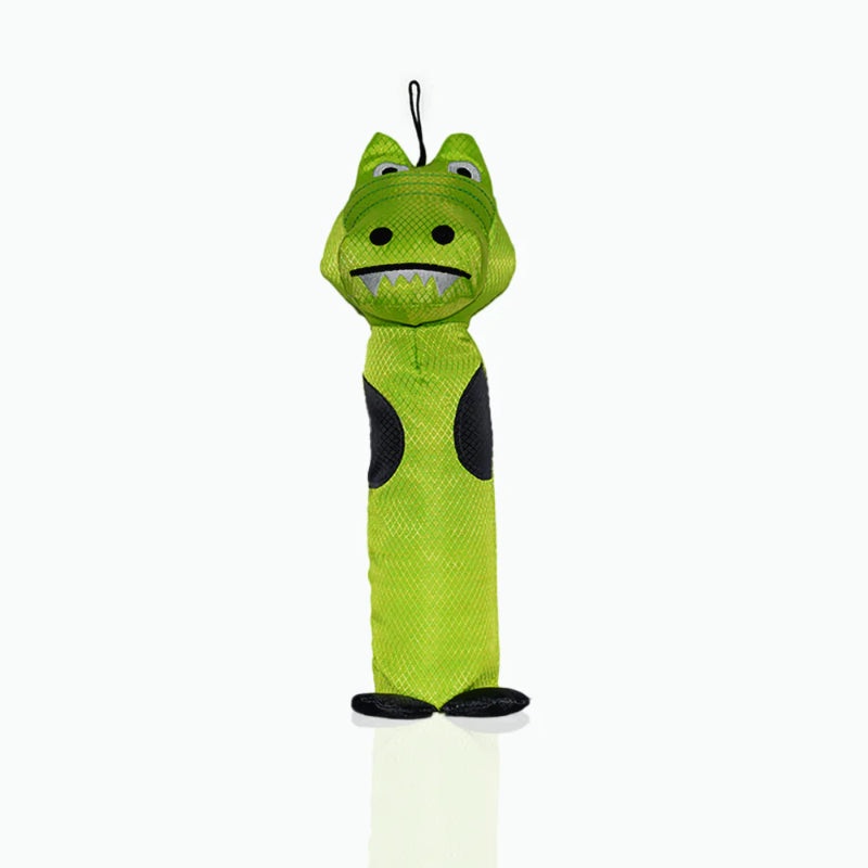 Basil Dog Toys – Crunchy Crocodile With Oxford Fabric
