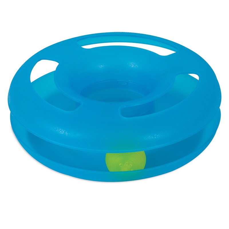 FAT CAT Crazy Circle Cat Toy|BLUE|SMALL|LARGE