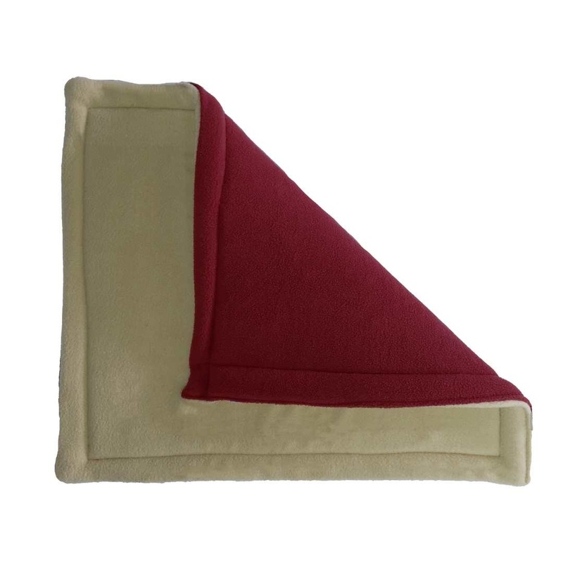 Hriku Cat Toys – Catnip Mat – Beige / Maroon
