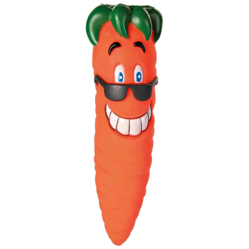 Trixie Carrot Snack-Toy Vinyl Squeaky Dog Toy – 20 cm