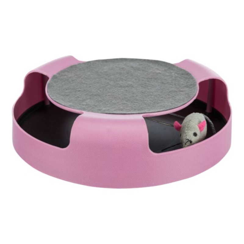 Trixie Cat Toy – Catch the Mouse (2-in-1 Scratcher and Interactive Toy)