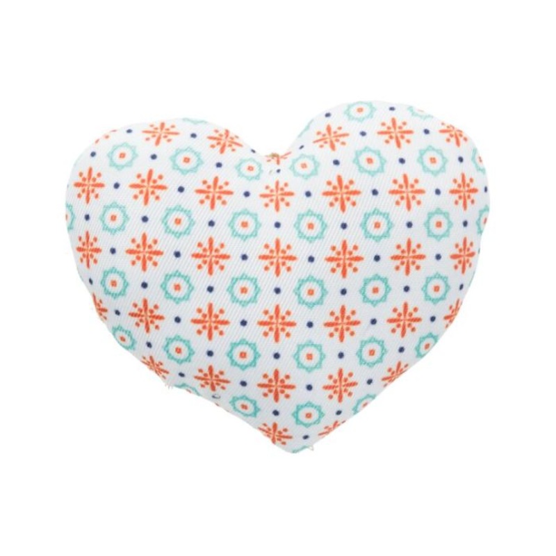 Trixie Cat Toy – Heart Plush Toy with Jute (Pack of 1)