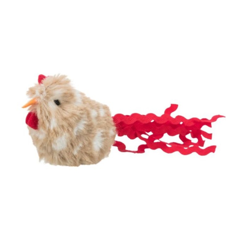 Trixie Cat Toy – Plush Chicken