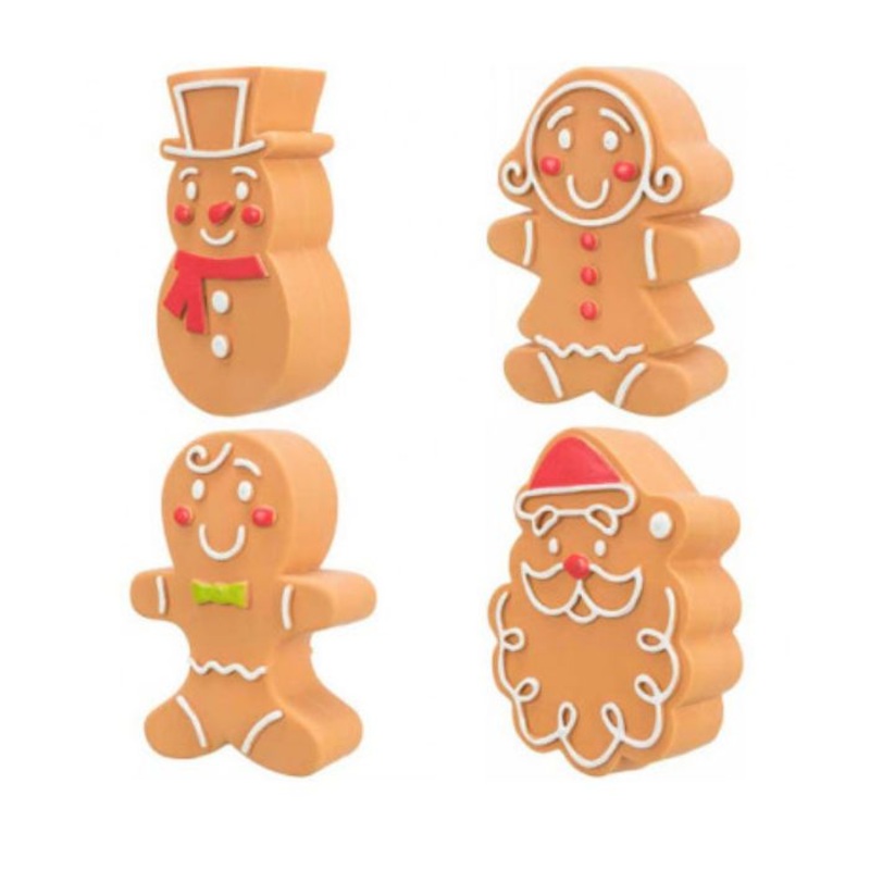 Trixie Dog Toys – Gingerbread Figures (Pack of 1 – Assorted) (Limited Christmas Edition)
