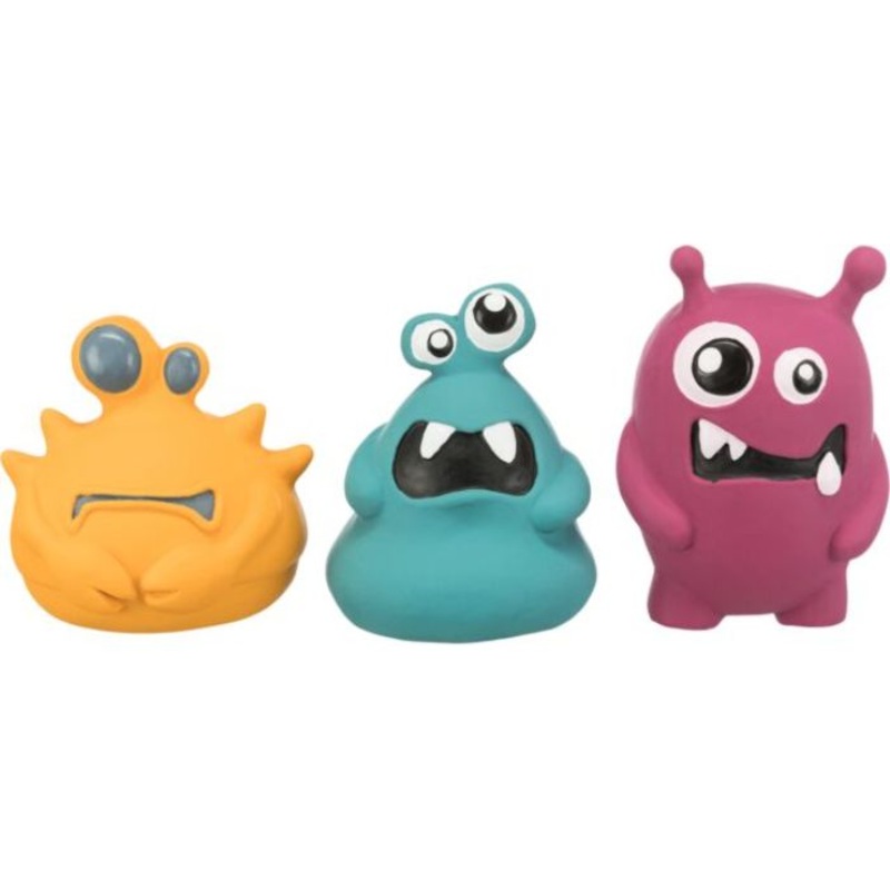 Trixie Dog Toys – Monster Sorted (Pack of 1) (Assorted Designs) for Small Breeds