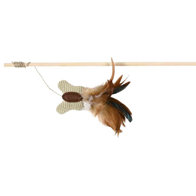 Trixie Playing Rod with Butterfly Cat Toy – 45 cm