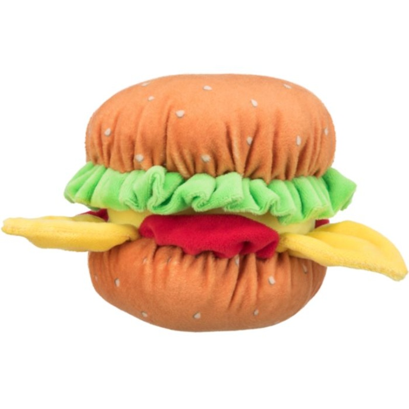 Trixie Plush Dog Toys – Burger for Small Breeds