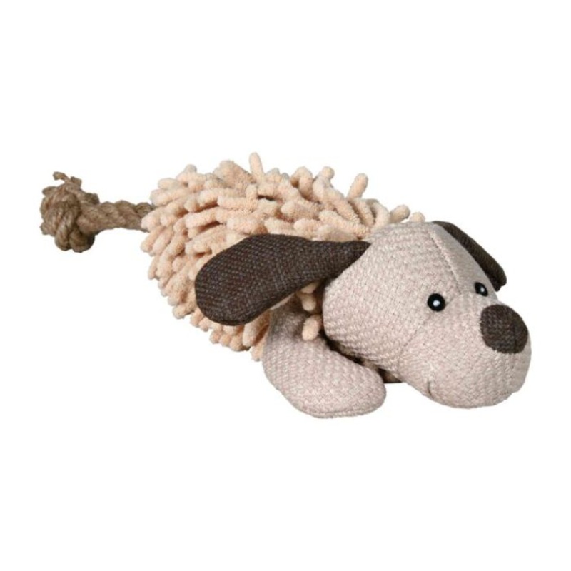 Trixie Plush Dog Toys – Dog with Rope