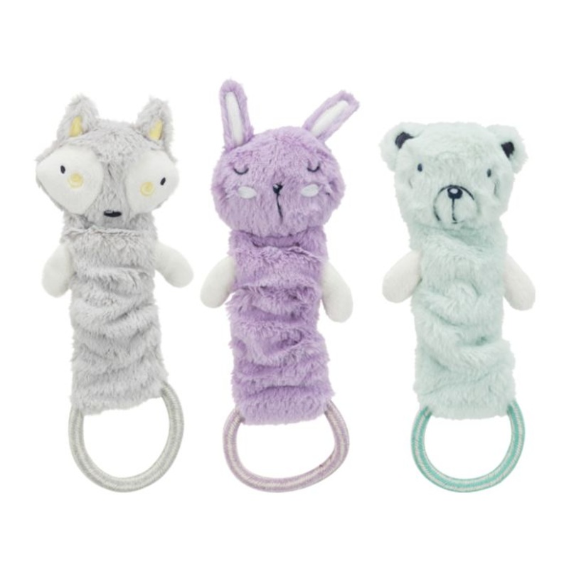 Trixie Plush Dog Toys – Junior Dangling Toy For Puppies (Pack of 1) (Assorted Designs)