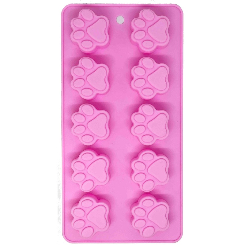 Dogtastic Jelly Shots Silicone Mold Paw Shape 8.5