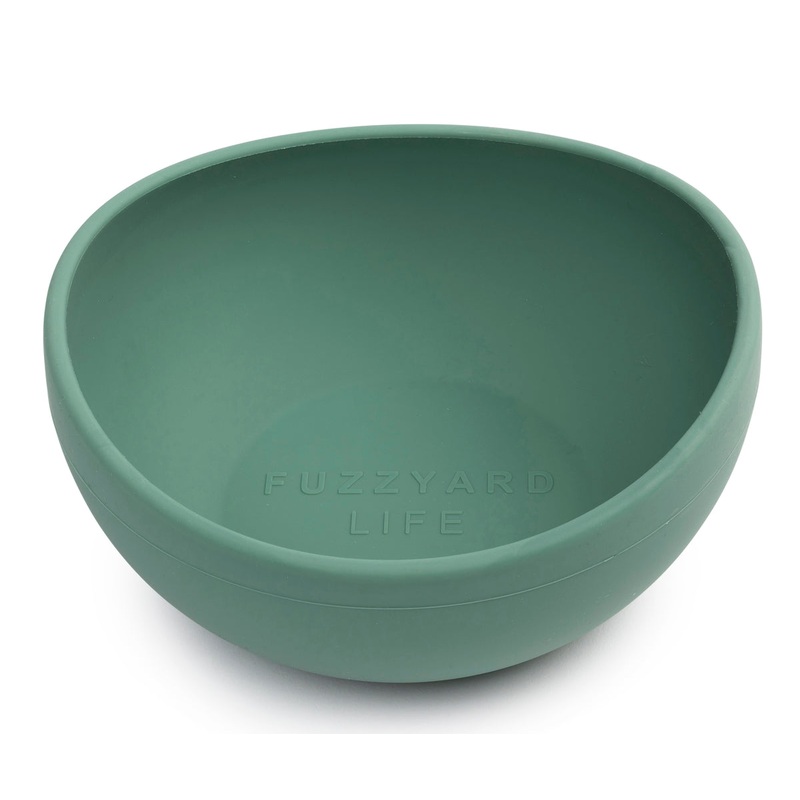 FuzzYard Life Silicone Bowl Myrtle Green M