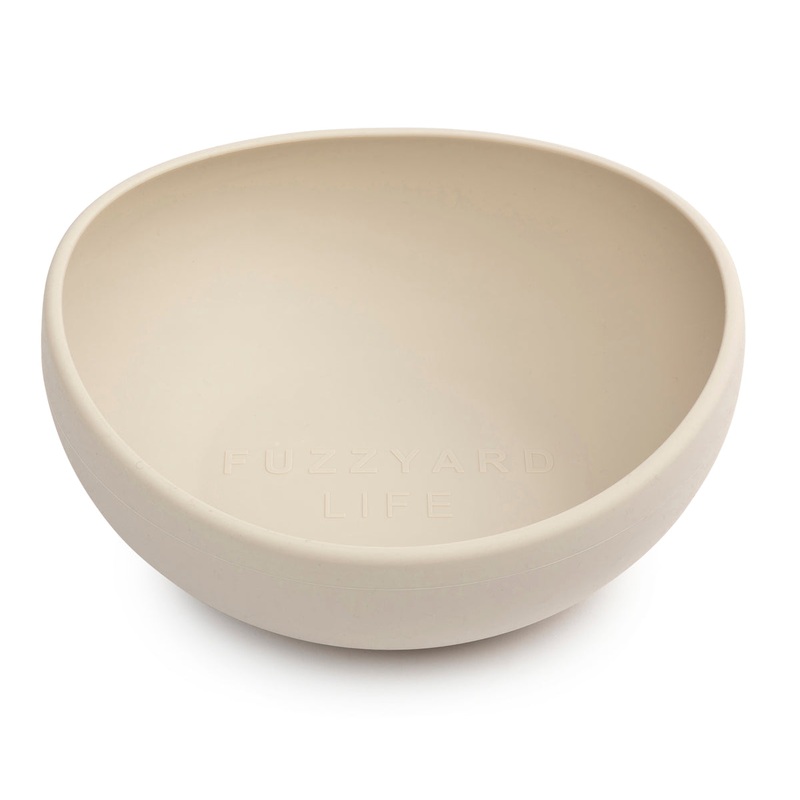 FuzzYard Life Silicone Bowl Sandstone L