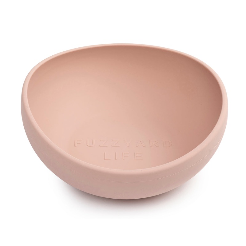 FuzzYard Life Silicone Bowl Soft Blush M