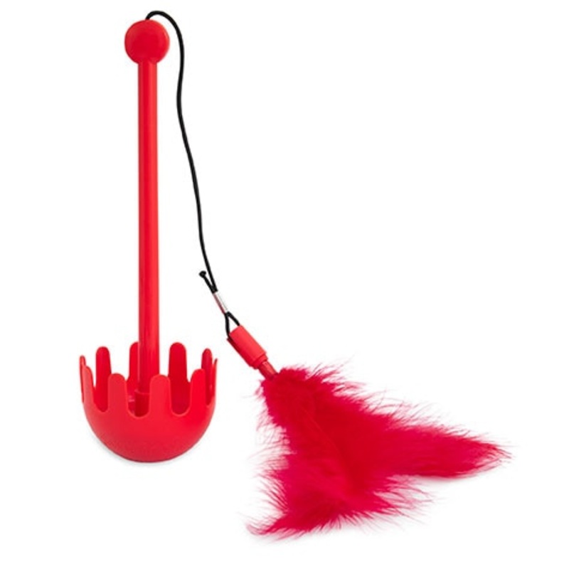 JW Swatical Cat Toy|RED|ONE SIZE