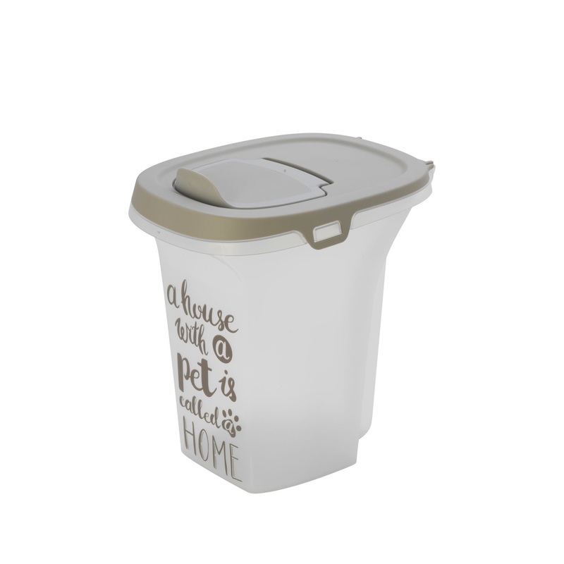 MODERNA Pet Food Container 25 Cup (Grey)