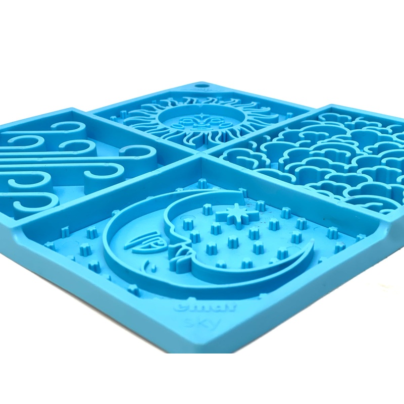 SodaPup eMat Enrichment Lick Mat Sky Light Blue 8