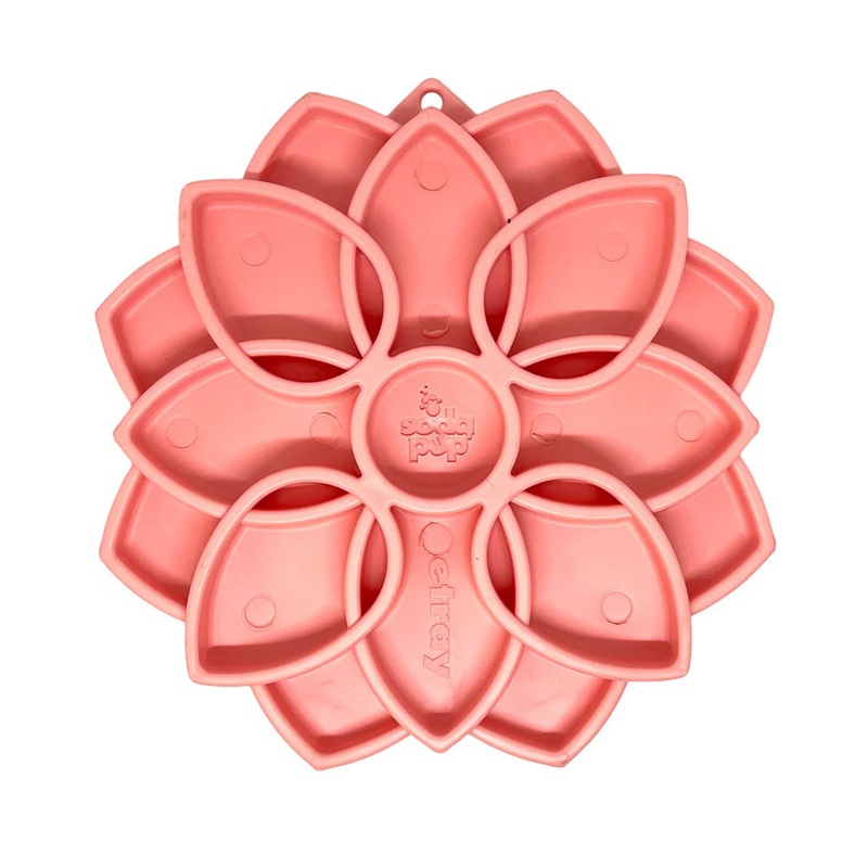 SodaPup Mandala Softie eTray Enrichment Feeder for Dogs Pastel Pink 8