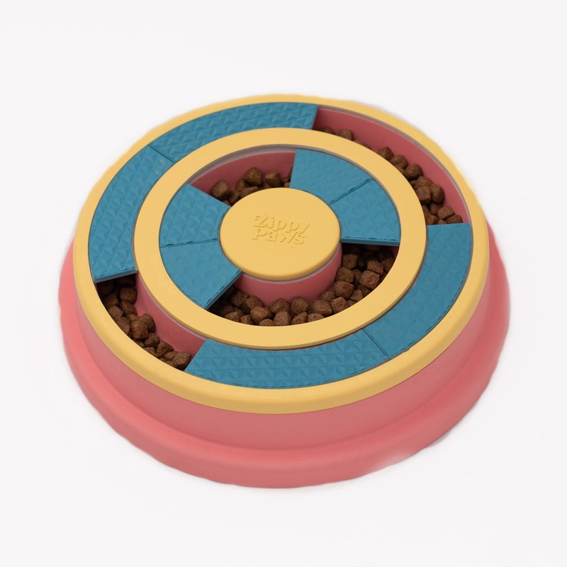ZippyPaws SmartyPaws Puzzler Feeder Bowl – Wagging Wheel