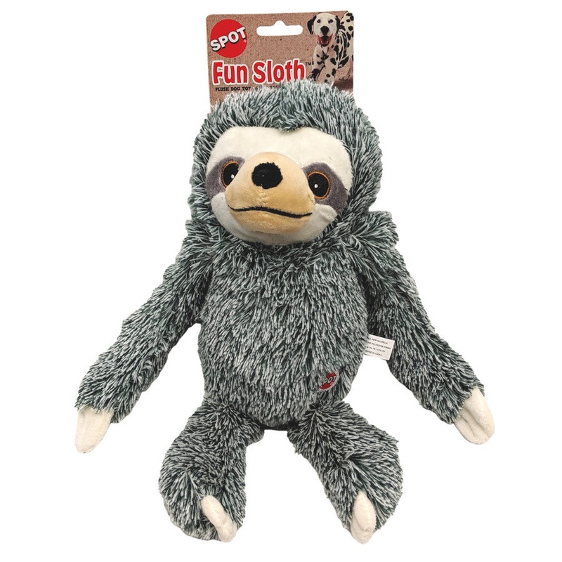 Spot Fun Sloth Plush Dog Toy 13 Inch