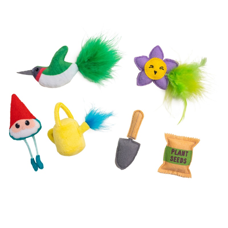 Catstages Garden Fur-Ends 6 Pack Cat Toy