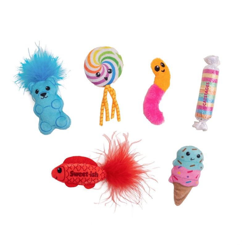 Catstages Kitty Sweet Treats Cat Toys 6 Pack
