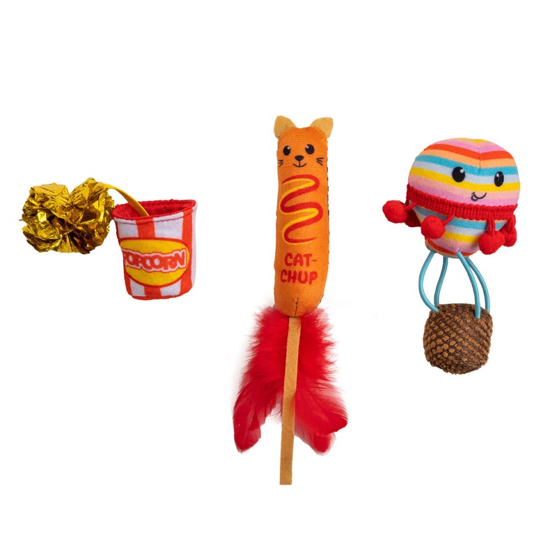 Catstages Pawrty Catnip Cat Toys 3 Pack