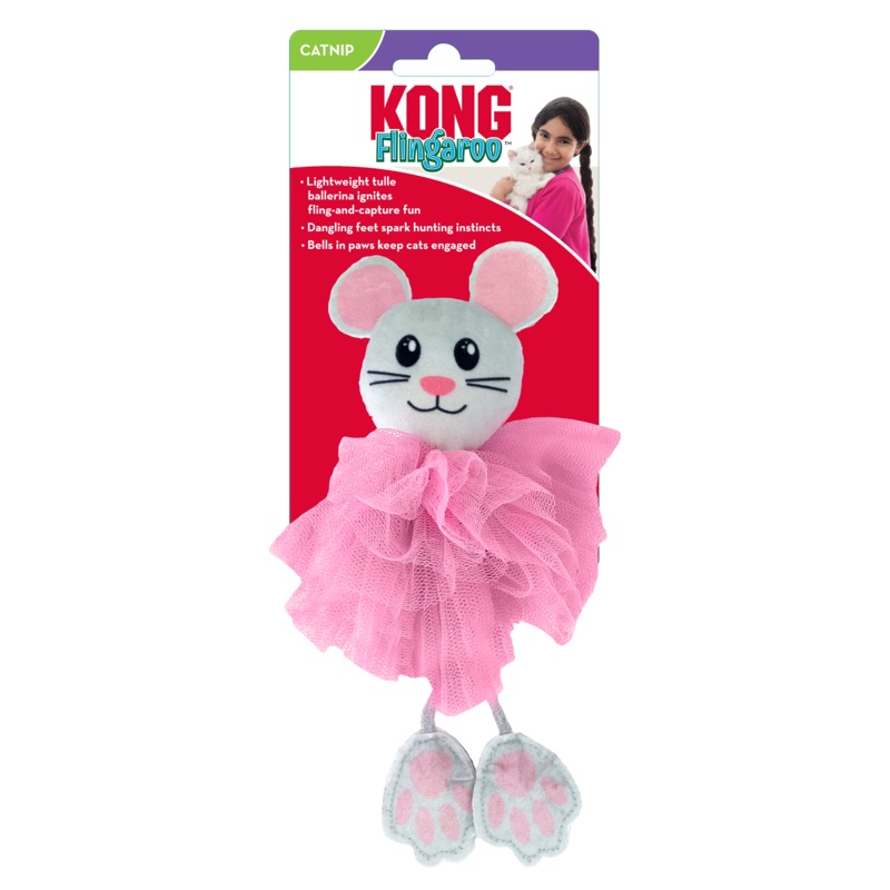 KONG Flingeroo Tutu Cat Toy|Tutu Cat Toy
