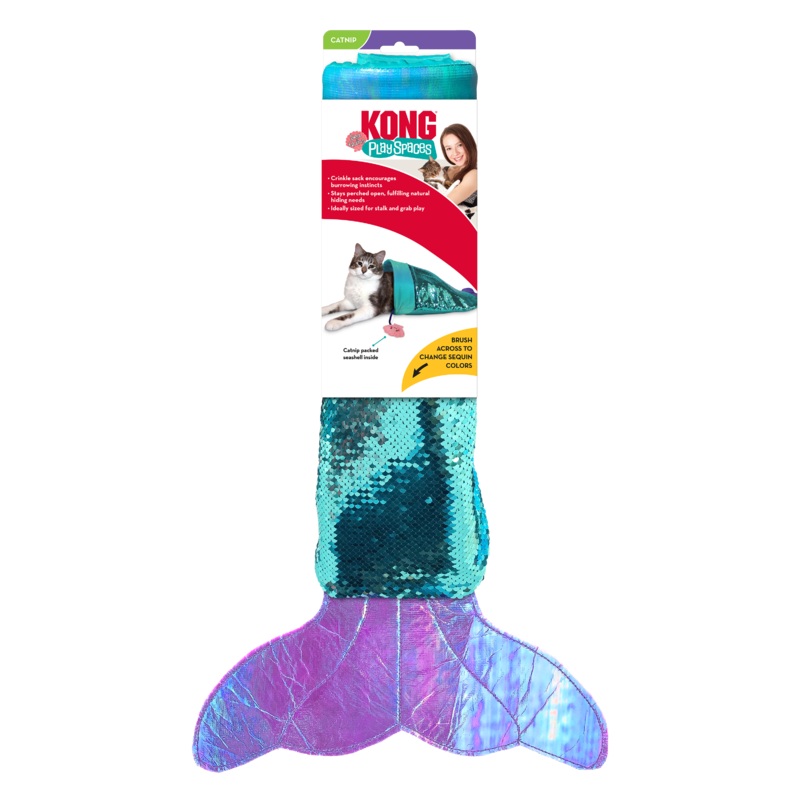 KONG Play Spaces SeaQuins Sack Cat Toy