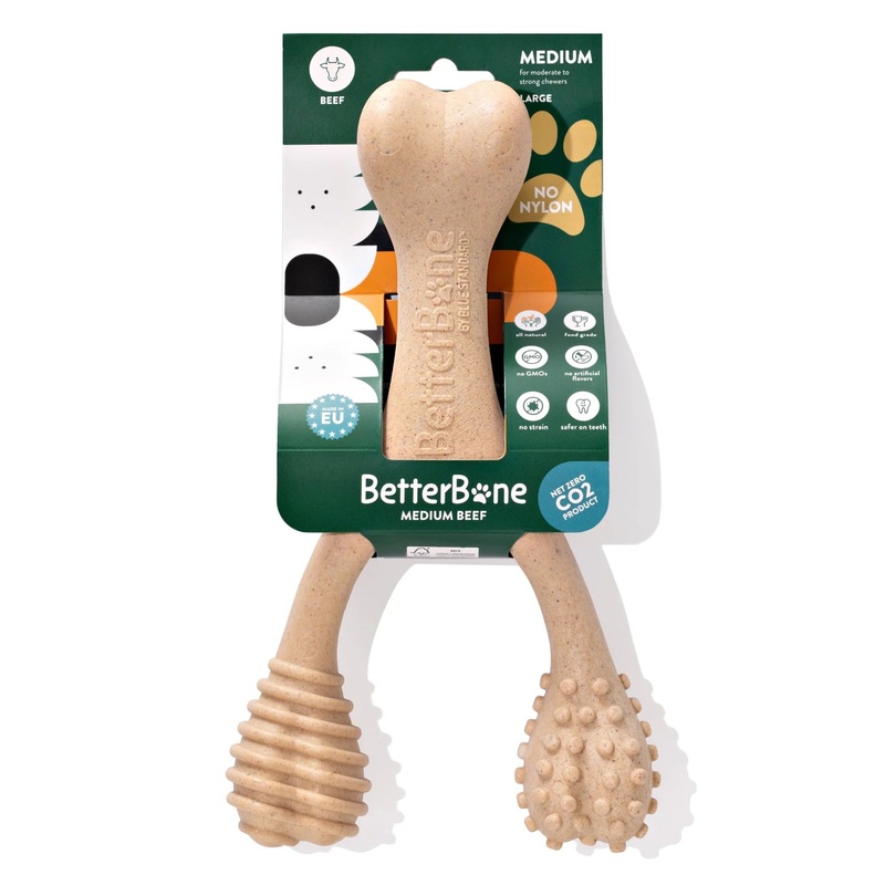 Betterbone Medium Hardness Natural Hypoallergenic Beef Flavor Dog Chew