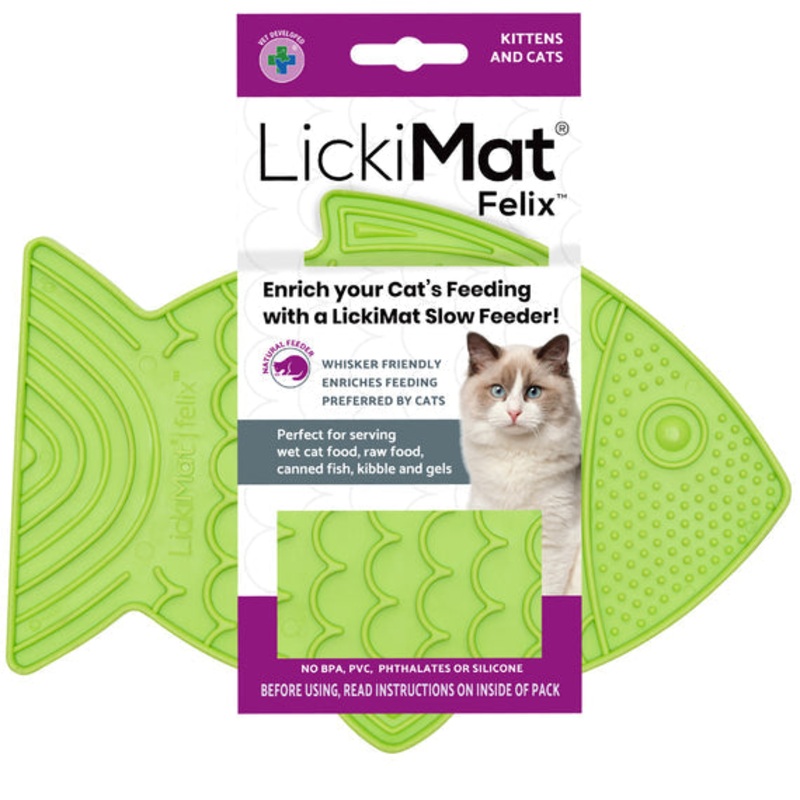 LickiMat Felix Slow Feeder Cat Food Bowl